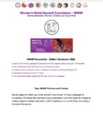 WWSF Newsletter – Edition November 2023